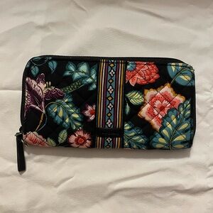 Vera Bradley Floral Large Wallet